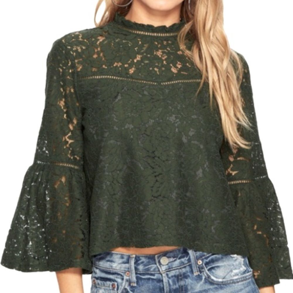 Jack by bb Dakota Miley Bell Sleeve Top